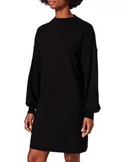 Sukienki - VERO MODA Damska sukienka VMNANCY LS Funnelneck Dress GA Boo, czarna, M - grafika 1