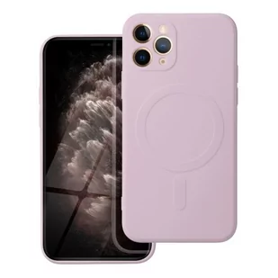 OEM Futerał Silicone Mag Cover Do Iphone 11 Pro Różowy - Etui i futerały do telefonów - miniaturka - grafika 1