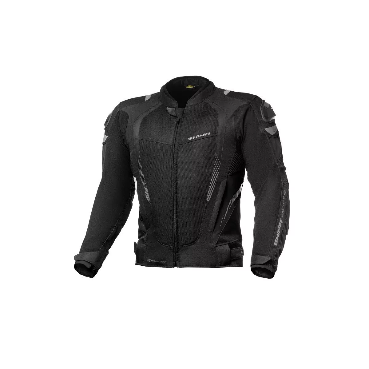 SHIMA Mesh Pro 2.0 Zwart Wit Textiele Motorjas - Kleding | Motorkleding