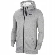 Bluzy męskie - Nike Męska Hoodie Bluza Z Kapturem THERMA CU6231-063 r. S - miniaturka - grafika 1