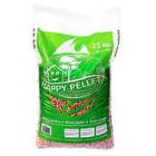 Materiały opałowe - Happy pellet 15 kg - miniaturka - grafika 1