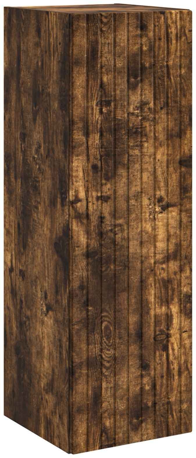 vidaXL vidaXL Wisząca Szafka Łazienkowa Dąb wędzony 33 x 34,5 x 100 cm