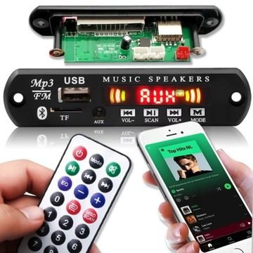 ACS Odtwarzacz Moduł Bluetooth MP3 Aux Radio Usb 5V