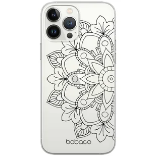 Etui do Apple IPHONE 6 PLUS Mandale 005 Babaco Nadruk częściowy Czarny - Etui i futerały do telefonów - miniaturka - grafika 1