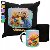 Gadżety dla niej i dla niego - ZESTAW KUBEK MAGICZNY + POSZEWKA Z PODUSZKĄ- KUBUŚ PUCHATEK PREZENT + IMIĘ - miniaturka - grafika 1