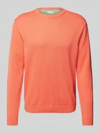 Swetry męskie - Sweter z dzianiny o kroju regular fit z czystej bawełny - miniaturka - grafika 1