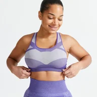 Bielizna sportowa damska - Stanik fitness cardio Domyos 560 - miniaturka - grafika 1