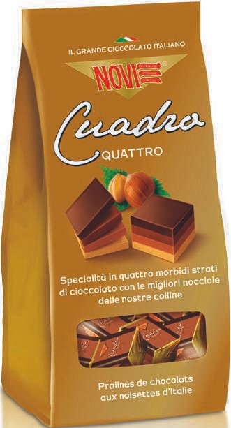 Praliny Cuadro Quattro 150g - Novi