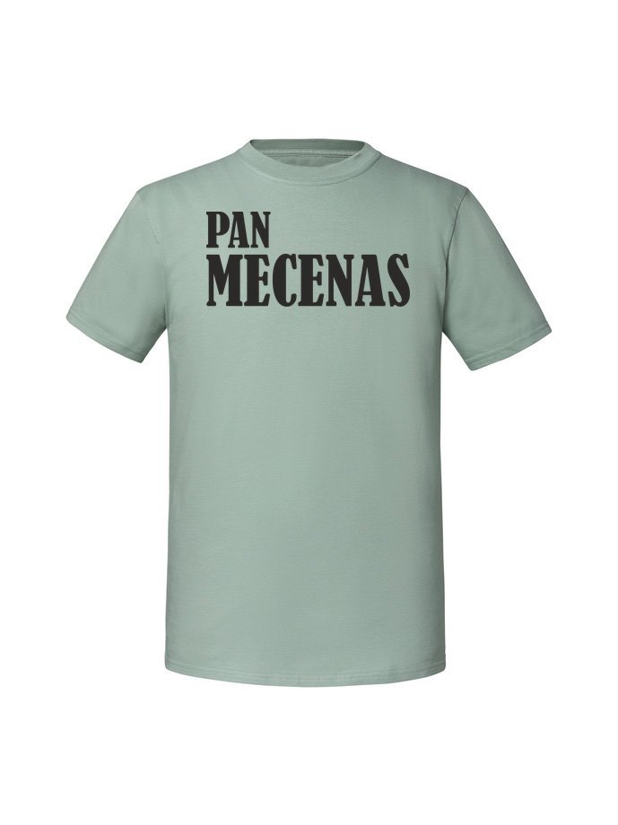 Męska koszulka z nadrukiem - Pan mecenas napis Miętowy 3XL