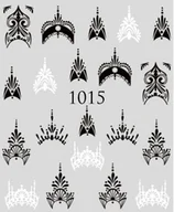 Ozdoby do paznokci - Naklejki wodne na paznokcie Niezapominajki - 435 - miniaturka - grafika 1