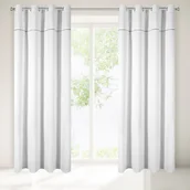 Zasłony - Zasłona Agis 140x250 Biała Eurofirany - miniaturka - grafika 1