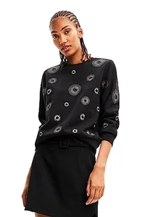 Desigual Bluzka damska, czarny, M - Bluzki damskie - miniaturka - grafika 1