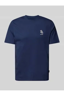 T-shirt z wyhaftowanym detalem model JEPPE - Blend - Koszulki męskie - miniaturka - grafika 1