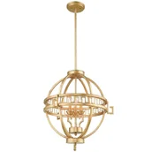 Lampy sufitowe - Gilded Nola Gilded Nola LEMURIA GN/LEMURIA/3P A lampa wisząca 3x60W/E14  ELSGN/LEMURIA/3P A - miniaturka - grafika 1