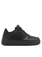 Sneakersy damskie - Kappa Sneakersy LOGO MASERTA 32193CW-005 Czarny - miniaturka - grafika 1