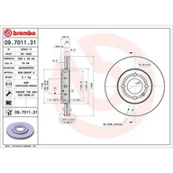 Tarcze hamulcowe - Tarcza hamulcowa BREMBO 09.7011.31 - miniaturka - grafika 1