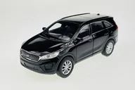 Samochody i pojazdy dla dzieci - WELLY KIA SORENTO CZARNA 1:34 SAMOCHÓD NOWY METALOWY MODEL - miniaturka - grafika 1