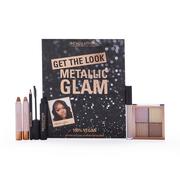 Zestawy kosmetyków damskich - Glam Eyes Makeup Gift Set zestaw Reloaded Eyeshadow Palette paleta cieni do powiek + Eyeshadow Brushes pędzle do makijażu 3szt - miniaturka - grafika 1