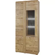 Witryny - Witryna 2D P9EBAR12 Prawa Arras MMI Sleeping Dąb Bielony, Grafit - miniaturka - grafika 1