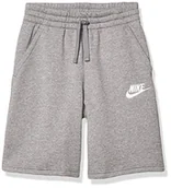 Spodenki damskie - Nike Szorty chłopięce B Nsw Club Short szary Carbon Heather/Smoke Grey/White XS - miniaturka - grafika 1