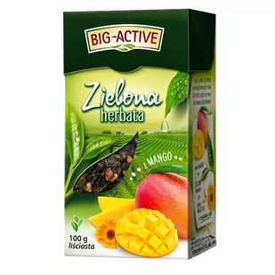 Big-Active Big-Active Zielona herbata z opuncją i mango 34 g (20 torebek) - Herbata - miniaturka - grafika 1