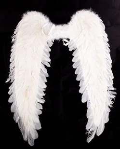 Duże Białe Skrzydła Anioła Aniołek Jasełka 60X80Cm - Dodatki do strojów karnawałowych - miniaturka - grafika 1