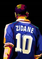 Podkładki pod mysz - PODKŁADKA POD MYSZ Z Nadrukiem 22x18 cm Zinedine Zidane Real Madryt Prezent - miniaturka - grafika 1