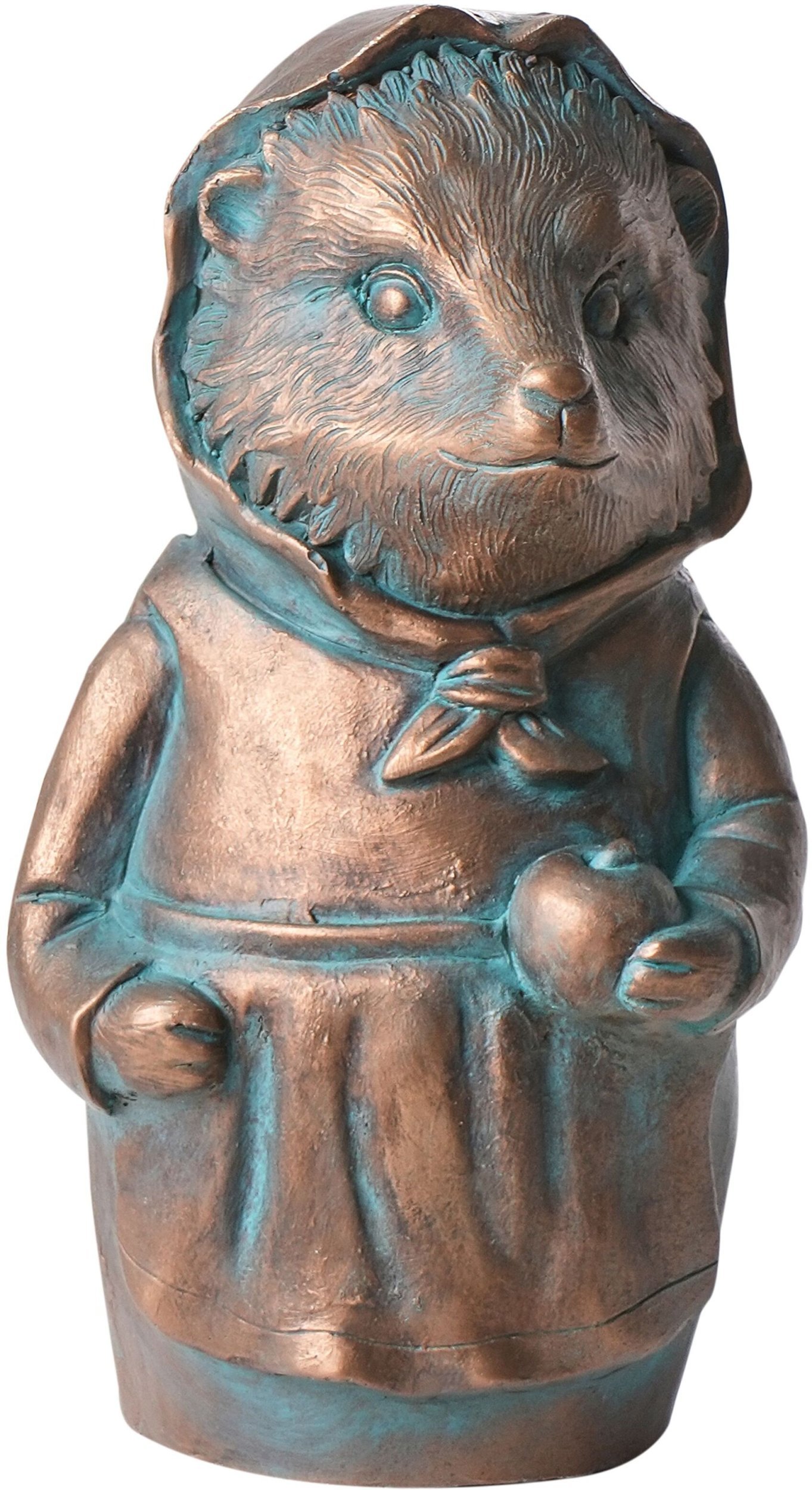 Beliani Figurka ogrodowa LOLA Jeż Brązowy