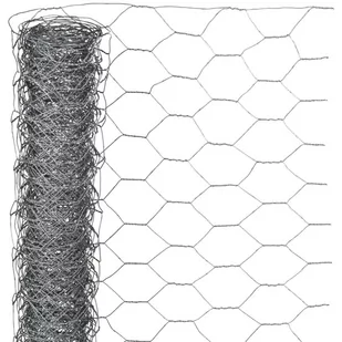 Outsideliving Nature Siatka druciana dla kur, szara, 1x10 m, 6050223 - Ogrodzenia - miniaturka - grafika 1