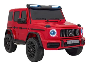 Pojazd Mercedes Benz G63 AMG XXL Czerwony - Samochody i pojazdy dla dzieci - miniaturka - grafika 1