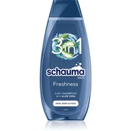 Szampony dla mężczyzn - Schauma Szampon dla mężczyzn 3w1Sea Mineral s + Aloe Vera Hair Face Body Shampoo) Objętość 400 ml) - miniaturka - grafika 1