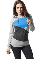 Bluzy damskie - Urban Classics Damska bluza z kapturem z kapturem Zig Zag Jersey - miniaturka - grafika 1