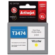 Tusze zamienniki - ActiveJet Tusz AE-34YNX do drukarki Epson zamiennik T3474 supreme 14ml yellow) AE-34YNX - miniaturka - grafika 1