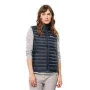 Kamizelki damskie - Damska kamizelka puchowa Jack Wolfskin PACK & GO DOWN VEST W night blue - XS - miniaturka - grafika 1