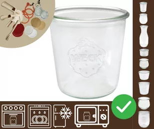 Słoiki WECK / żaroodporny słoik 580ml MOLD / Wamar-Sosenka - Pojemniki kuchenne - miniaturka - grafika 1