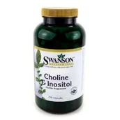 Serce i układ krążenia - Swanson, Usa Cholina i Inozytol - suplement diety 250 kaps. - miniaturka - grafika 1