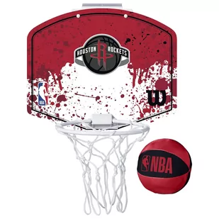 Wilson NBA Team Houston Rockets Mini Hoop WTBA1302HOU, Kobieta/Mężczyzna, Tablica do koszykówki, Czerwony - Koszykówka - miniaturka - grafika 1