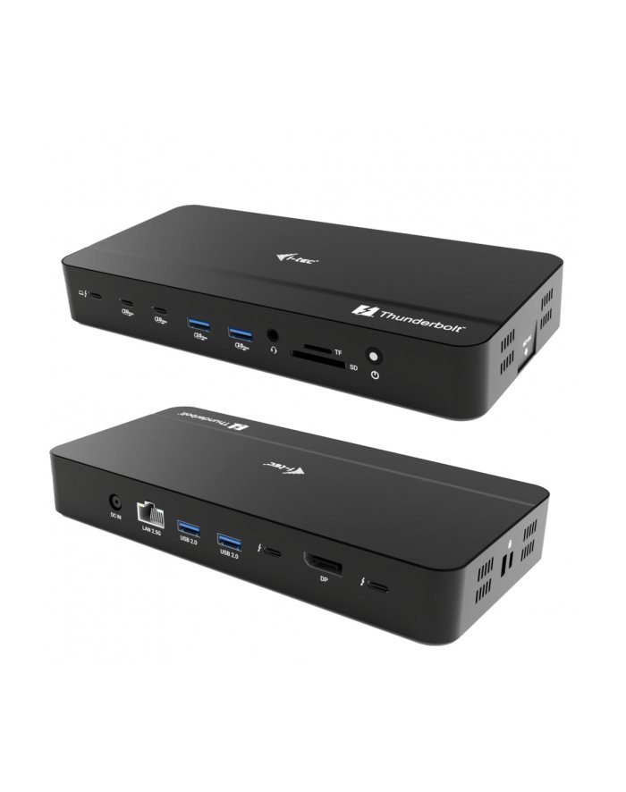 i-tec Stacja dokująca Thunderbolt 5 Triple Display Docking Station M.2 slot 6xUSB 2.5 GLAN PD 140W TB5TRIPLEDOCKM2PD