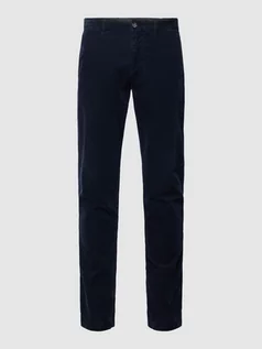 Spodnie męskie - Chino z imitacji sztruksu model ‘BLEECKER’ - grafika 1