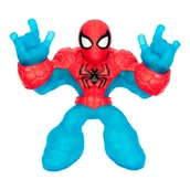 Figurki dla dzieci - Heroes of Goo Jit Zu Bandai Figurka akcji Marvel Universe, Spiderman, Twój ulubiony bohater, błyszczy w ciemności, ściółka i rozciąganie, wielokolor.. - miniaturka - grafika 1