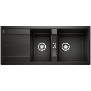 Blanco Zlew METRA 8S Czarny odwracalny 525934 - Zlewozmywaki - miniaturka - grafika 1