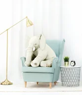 Maskotki i pluszaki - Miś Gustaw, IKEA JATTESTOR, Słonik, pluszak, biały, 70 cm - miniaturka - grafika 1