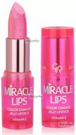 Szminki - Golden Rose - Miracle Lips - Color Change Jelly Lipstick - Żelowa pomadka do ust zmieniająca kolor - 3,7 g - 101 BERRY PINK - miniaturka - grafika 1
