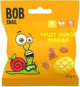 Przekąski dla dzieci - Ślimak Bob Snail Fruit Snack żelki Mango 20 g Przekąska owocowa bez cukru - miniaturka - grafika 1