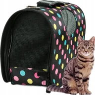 Transportery dla kotów - Przyjaciele TORBA TRANSPORTOWA TRANSPORTER DLA PSA KOTA DUŻA - miniaturka - grafika 1