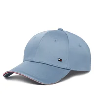 Czapki męskie - Czapka z daszkiem Tommy Hilfiger Th Corporate Cotton 6 Panel AM0AM12035 Błękitny - miniaturka - grafika 1