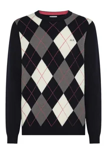 Maglia Uomo Sun68 K45160/0747 BLUE/GR - Dresy męskie - miniaturka - grafika 1