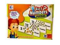 Zabawki interaktywne dla dzieci - Puzzle Edukacyjne Liczby Angielski - miniaturka - grafika 1