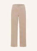 Spodnie damskie - Marc O'polo Spodnie Marlena Z Aksamitu beige - miniaturka - grafika 1