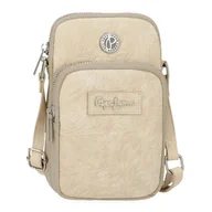 Torebki damskie - Pepe Jeans Jana Torba na ramię Beżowa 11x17,5x4 cm Poliester z Detalami ze Sztucznej Skóry by Joumma Bags, beż, Talla única, torba na ramię - miniaturka - grafika 1